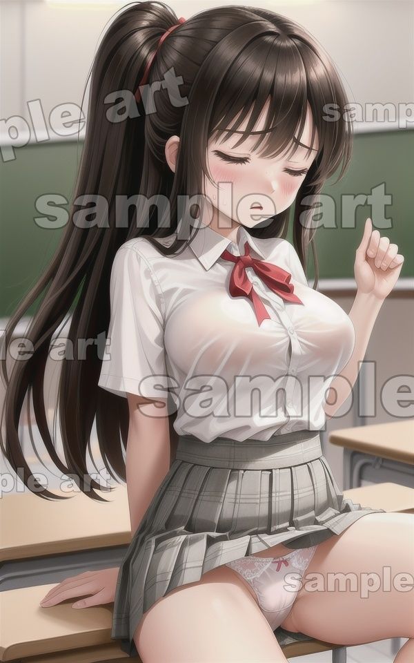 サンプル画像6:時間を止めて！Gカップの後輩のおっぱいを揉みまくる・・・時間を止める能力者のお楽しみ(性欲クリニック) [d_412481]