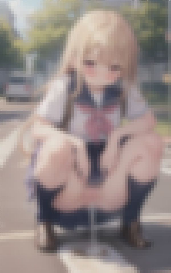 サンプル画像3:おぢさんこんなのに興奮すんの？マッチングアプリで知り合った激カワ少女にお願いして野外おしっこチャレンジしてもらいました聖水5000リットルオーバー(てんぱい) [d_412486]