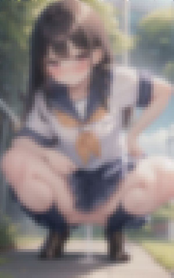 サンプル画像4:おぢさんこんなのに興奮すんの？マッチングアプリで知り合った激カワ少女にお願いして野外おしっこチャレンジしてもらいました聖水5000リットルオーバー(てんぱい) [d_412486]