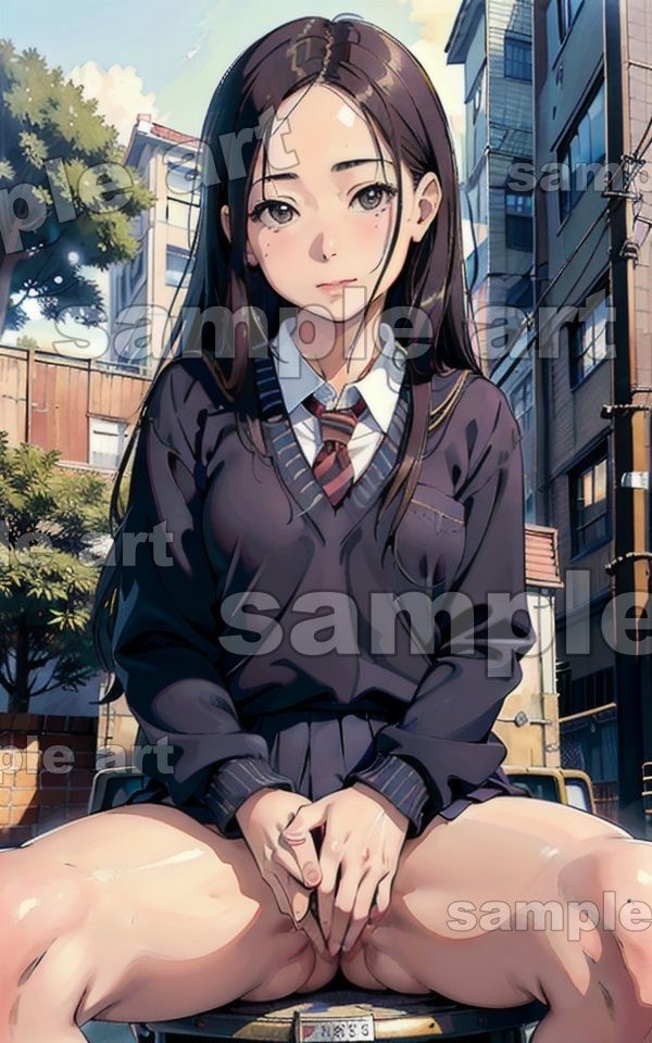 サンプル画像3:制服JKと援交スペシャル！パンツを見せておまんこをくぱぁして開脚する100連発！(根暗のよりどころ) [d_412487]