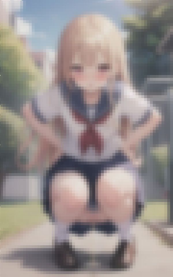 サンプル画像2:※カワイイ女の子たちが野外でおもらしをしているだけの作品です。ご理解頂ける方のみご覧下さい。(TKサークル) [d_412495]