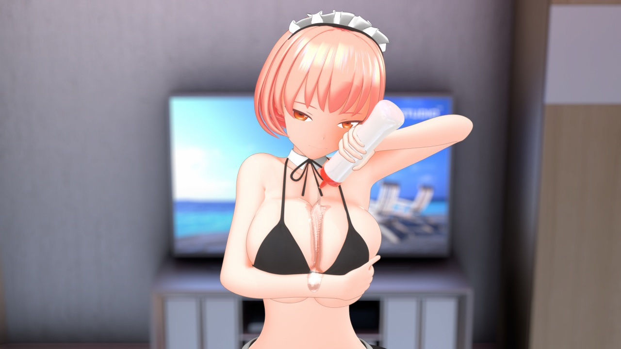 サンプル画像5:パイズリデリバリー 〜めいどびきに×ろーしょんおぷしょん〜(Schwein Works) [d_412500]