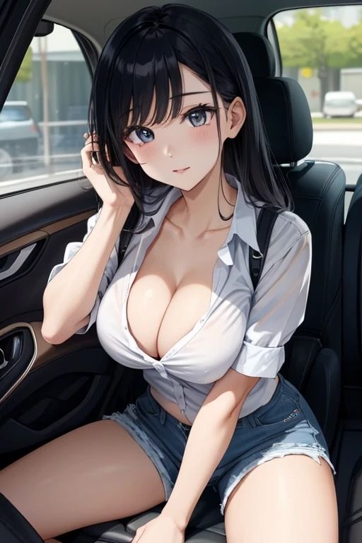 サンプル画像5:オート・エンジェルズ:車と美しい女性たちの幻想的なイラスト(夢幻出版) [d_412526]