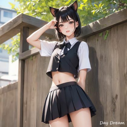 サンプル画像4:猫耳すくーるがーる(Day Dream) [d_412542]