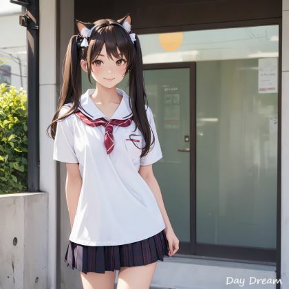 サンプル画像6:猫耳すくーるがーる(Day Dream) [d_412542]