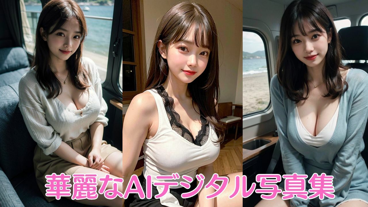 サンプル画像1:圧巻の美しさに酔いしれる60分(AI美女写真集) [d_412650]