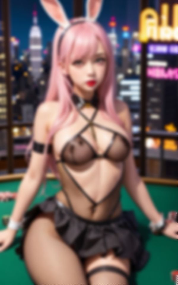 サンプル画像1:元アイドルの超絶美人バニーガールHな裏写真集91枚(AIの悪戯) [d_412659]