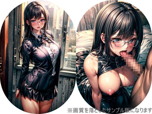 サンプル画像1:黒髪メガネのあの子がエロく堕ちるのが見たいんだ！！(アヘ顔好き集まれ！！ぬき処・朱作) [d_412688]