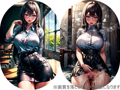 サンプル画像2:黒髪メガネのあの子がエロく堕ちるのが見たいんだ！！(アヘ顔好き集まれ！！ぬき処・朱作) [d_412688]