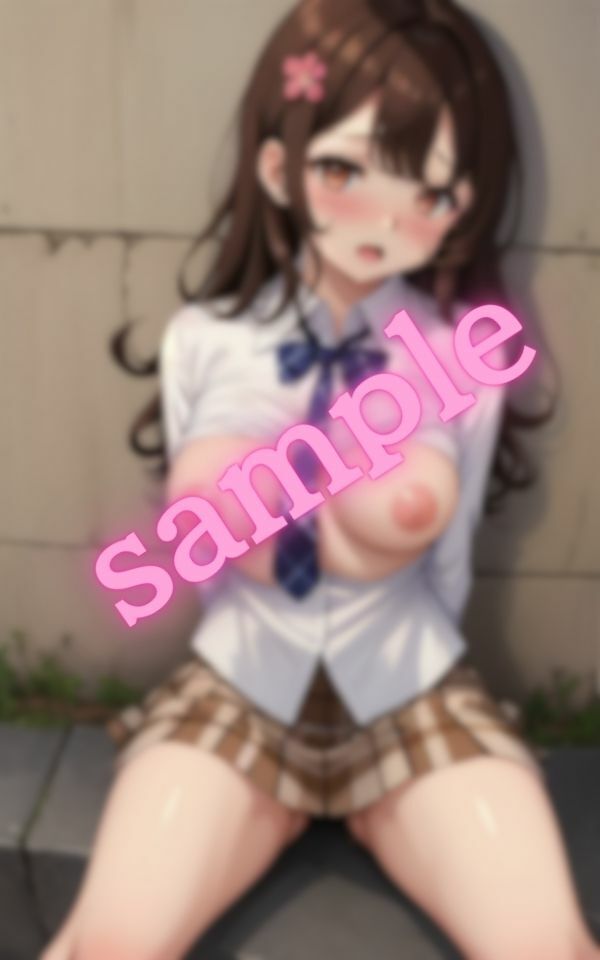 サンプル画像2:僕は彼女と手を繋いで歩いている途中我慢できず誰も居ない路上でおっぱいを見せてもらってオ〇ニーをした(エロエロ天国) [d_412695]