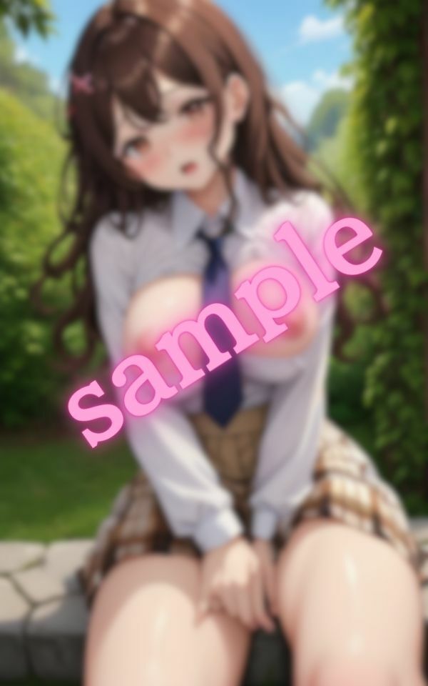 サンプル画像3:僕は彼女と手を繋いで歩いている途中我慢できず誰も居ない路上でおっぱいを見せてもらってオ〇ニーをした(エロエロ天国) [d_412695]