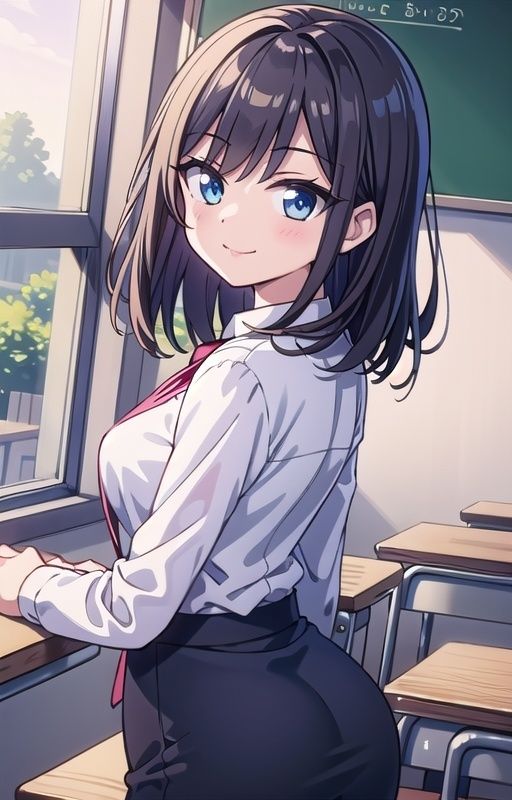 サンプル画像1:男子に人気の先生とエッチな卒業式！ 「君は特別だよ」に我慢できずに 暴発ナカ出し！！(ましゅまろしょこら) [d_412708]