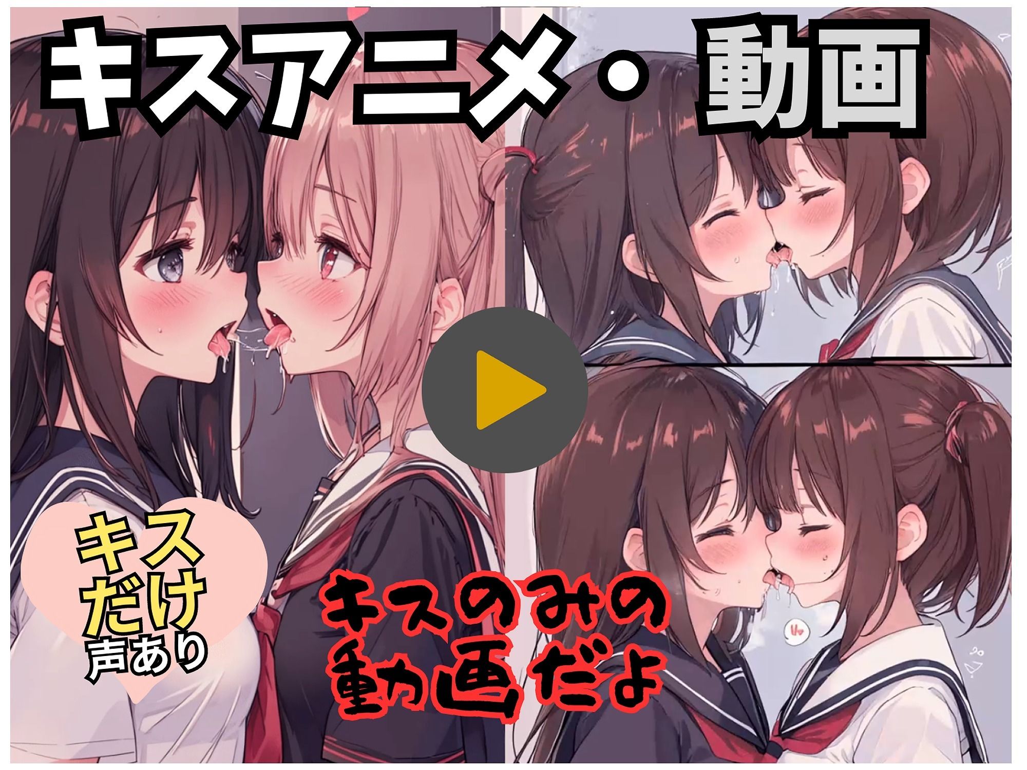 サンプル画像1:【動画・アニメ】女の子がキスするだけの動画だよ(アイス・クリム) [d_412815]