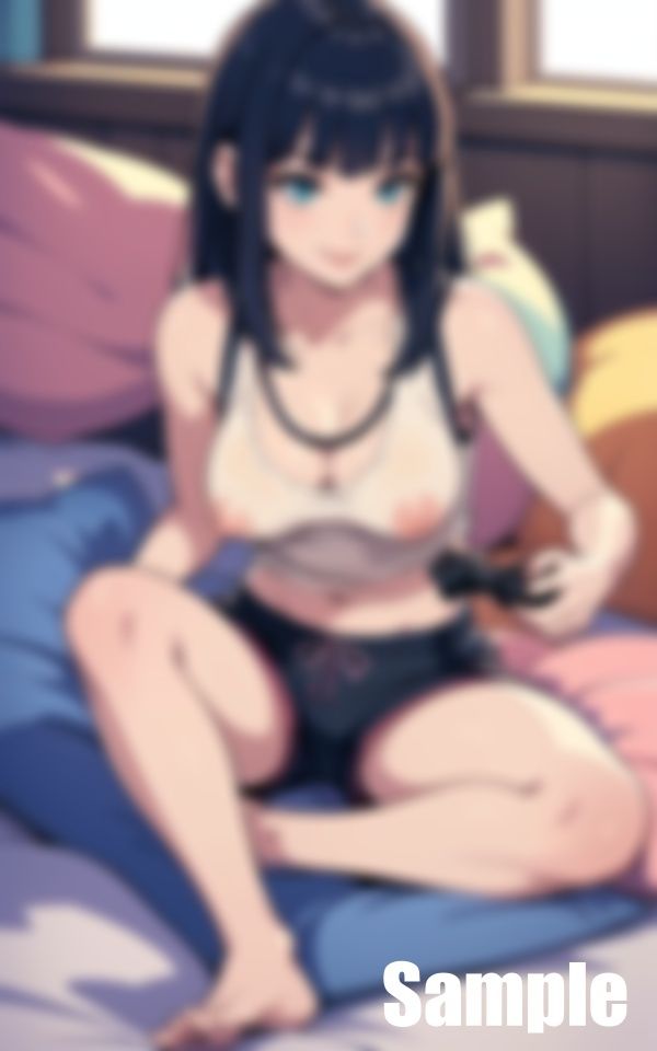 サンプル画像2:ゲーム配信者(にゅるばーな) [d_412839]