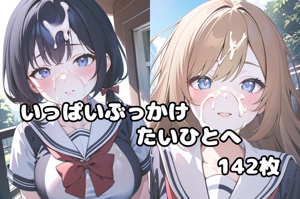 サンプル画像1:制服JKにぶっかけ(彩風  咲) [d_412881]