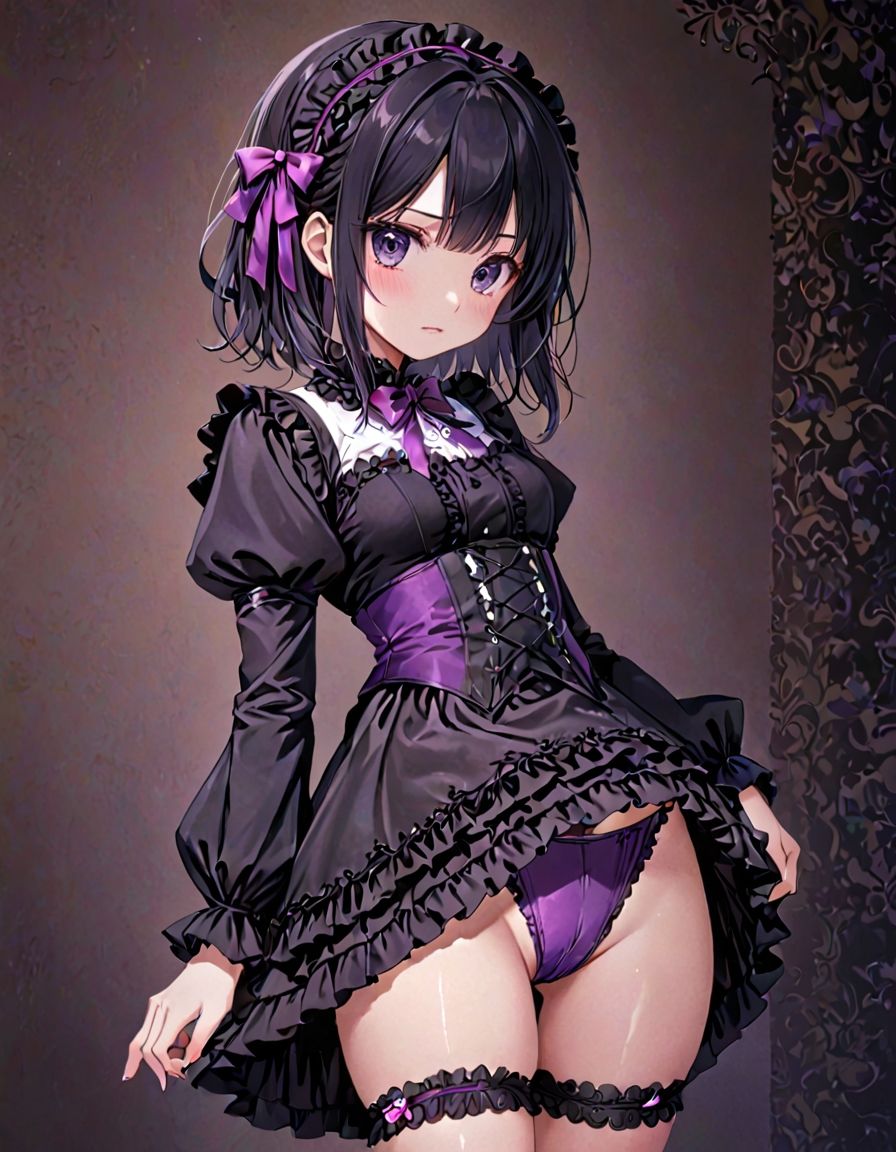 サンプル画像2:ゴスロリ セクシー画像01(ふぁんとそ) [d_412895]