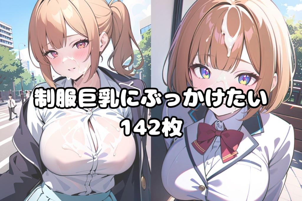 サンプル画像1:制服JKにぶっかけvol.2(彩風  咲) [d_412898]