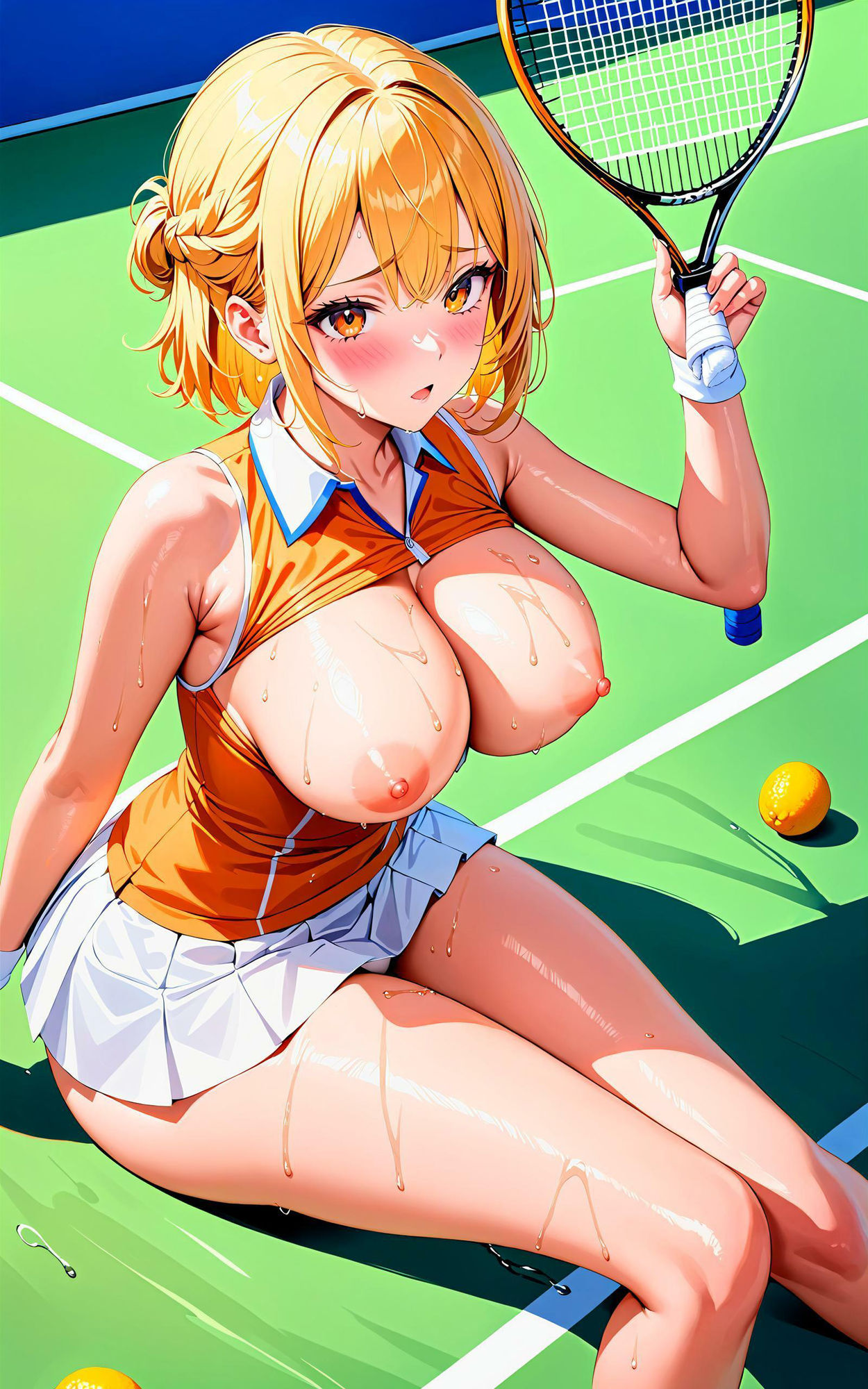 サンプル画像2:【R-18】エチエチテニス部（上級生）-テニス部のキャプテンとキメるエチエチサービスエース-(BETA) [d_412921]