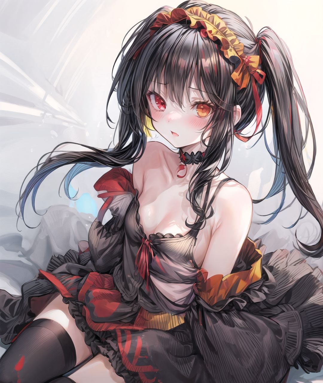 サンプル画像3:美少女たちのひととき・時〇狂三（デート・ア・ライブ）(Aark) [d_413067]