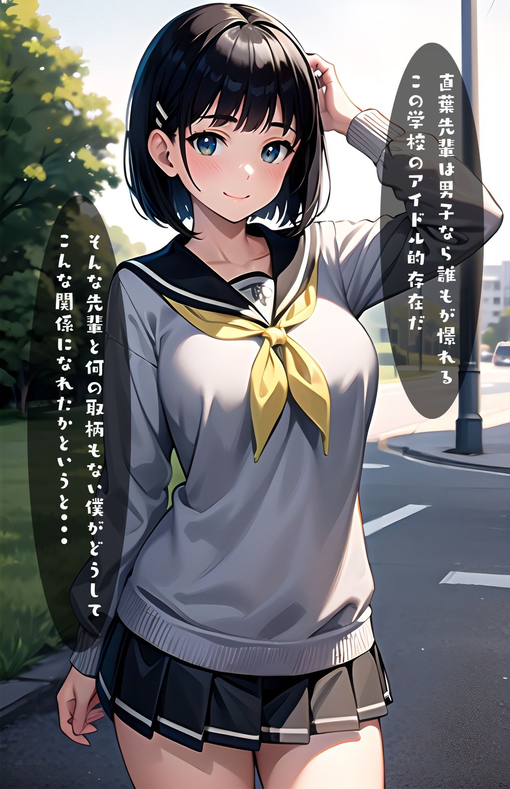 サンプル画像2:桐〇谷直葉と金木くんの初めての馴れ初め(くりいむぱい) [d_413164]