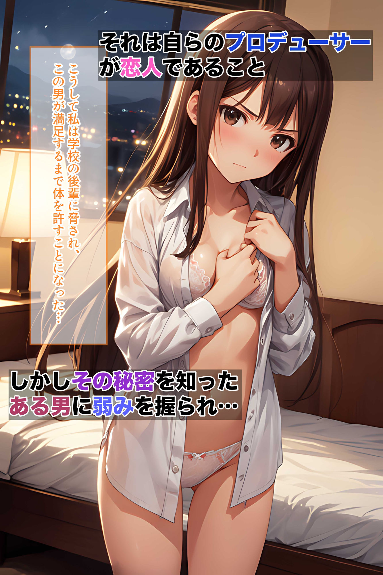 サンプル画像2:清純アイドルの彼女はデカチン男に寝取られる 「Pよりもずっとオスとして優れてるんだ・・・」(NTR_God) [d_413195]