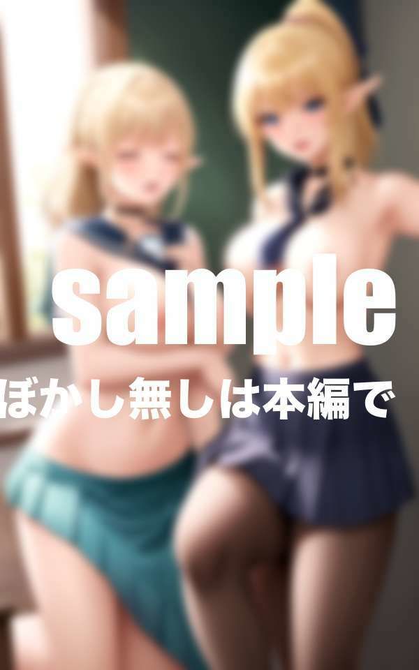 サンプル画像2:エルフ学園 異世界に転生 淫らな学園生活(むにゅっとサークル) [d_413239]