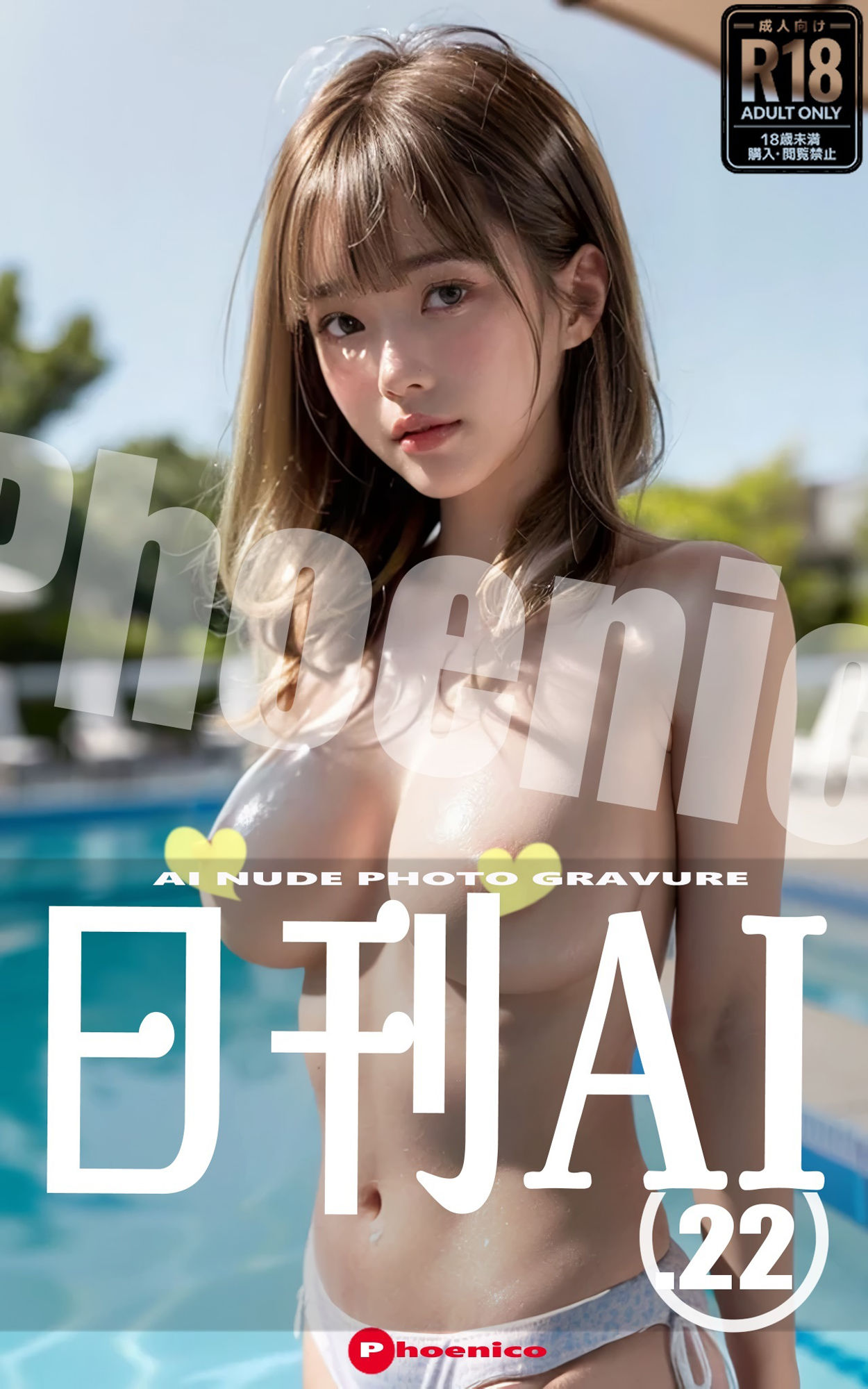 サンプル画像1:日刊AI.22 AI NUDE PHOTO GRAVURE(Phoenico) [d_413257]