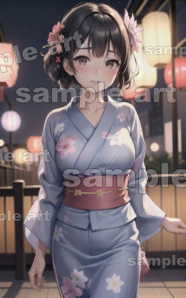 サンプル画像4:浴衣姿で出会った巨乳の美少女特集！祭りで出会った美少女の浴衣姿がエロすぎた・・(胸の谷のナウシカ) [d_413271]