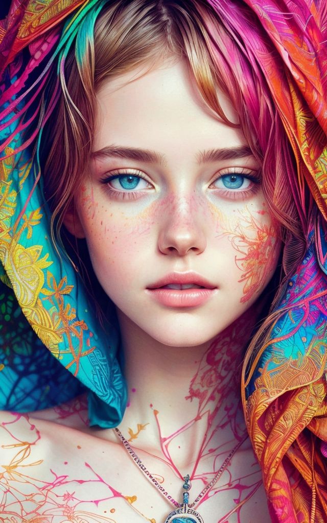 サンプル画像3:Brilliant paints1(AI ARTS UK) [d_413287]