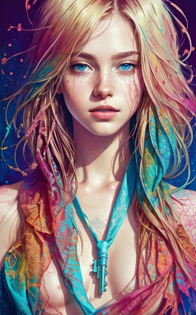 サンプル画像4:Brilliant paints1(AI ARTS UK) [d_413287]