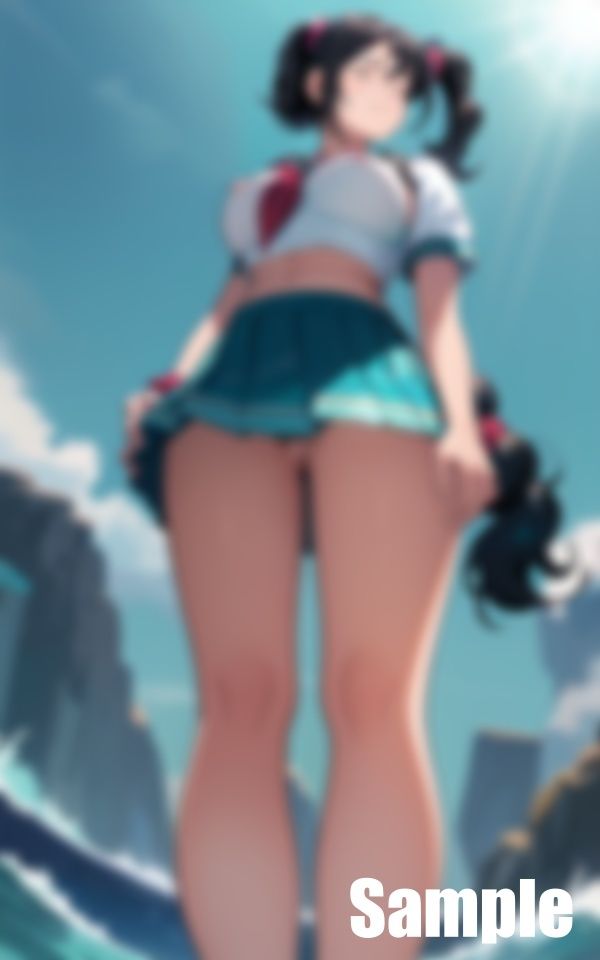 サンプル画像1:尿意を我慢する女学生(にゅーよーく) [d_413298]