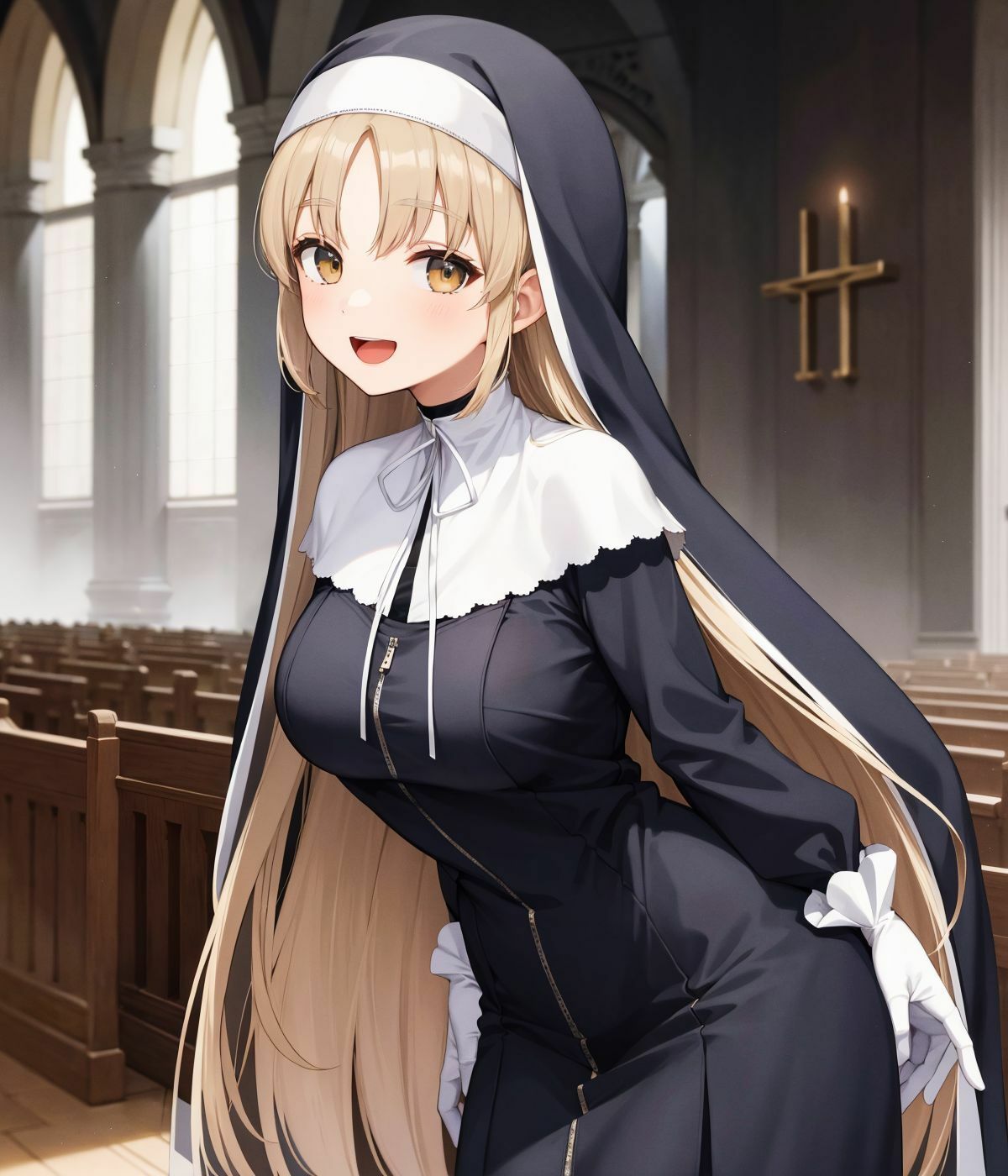 サンプル画像1:シスター・ク〇ア イラスト集【151枚】(厳選さん) [d_413324]