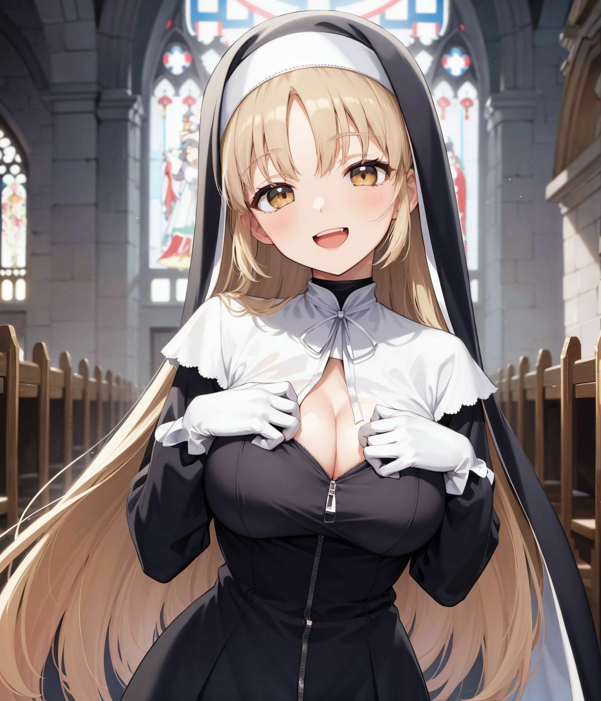 サンプル画像2:シスター・ク〇ア イラスト集【151枚】(厳選さん) [d_413324]