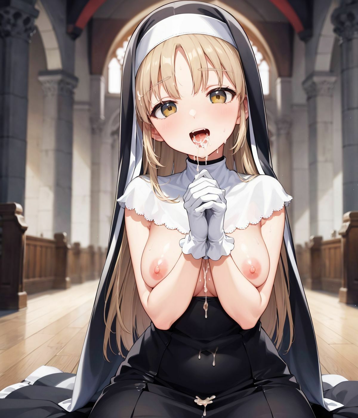 サンプル画像6:シスター・ク〇ア イラスト集【151枚】(厳選さん) [d_413324]