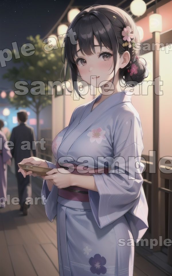 サンプル画像4:Gカップの浴衣特集！バイト先の後輩がエッチな浴衣が可愛すぎる・・・(チュパチュパラボ) [d_413340]