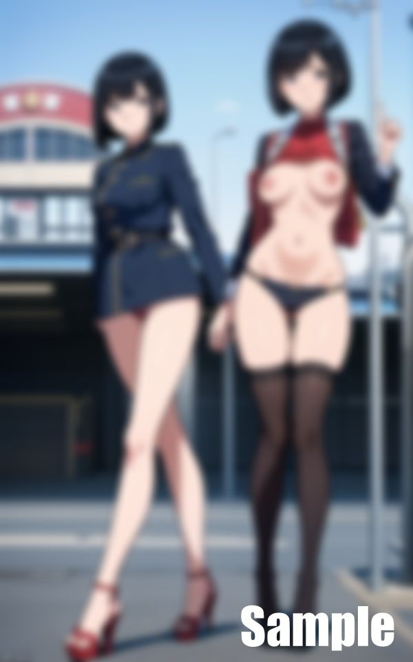 サンプル画像1:駅にいた女たち(ぬらりひょん) [d_413350]
