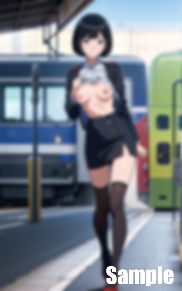 サンプル画像3:駅にいた女たち(ぬらりひょん) [d_413350]