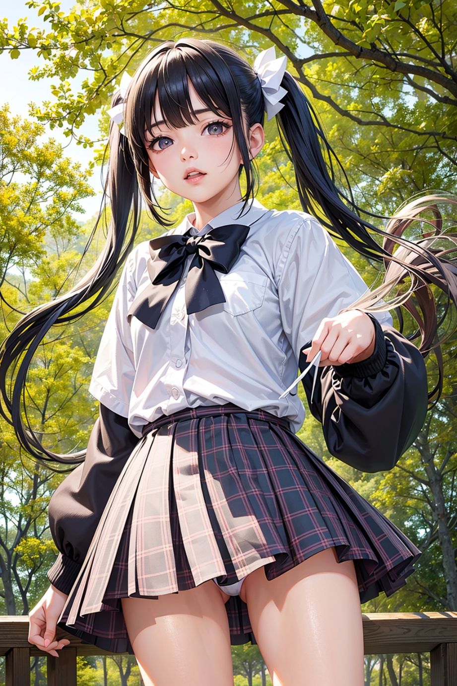 サンプル画像2:ローアングル専科 キュートなツインテール(A_LOVE_A) [d_413352]