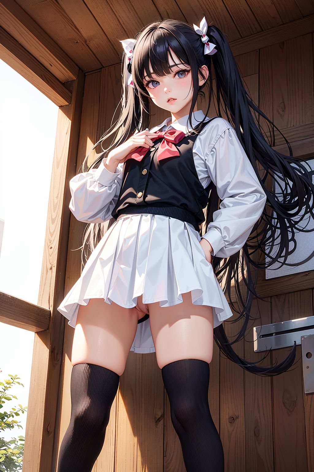 サンプル画像4:ローアングル専科 キュートなツインテール(A_LOVE_A) [d_413352]