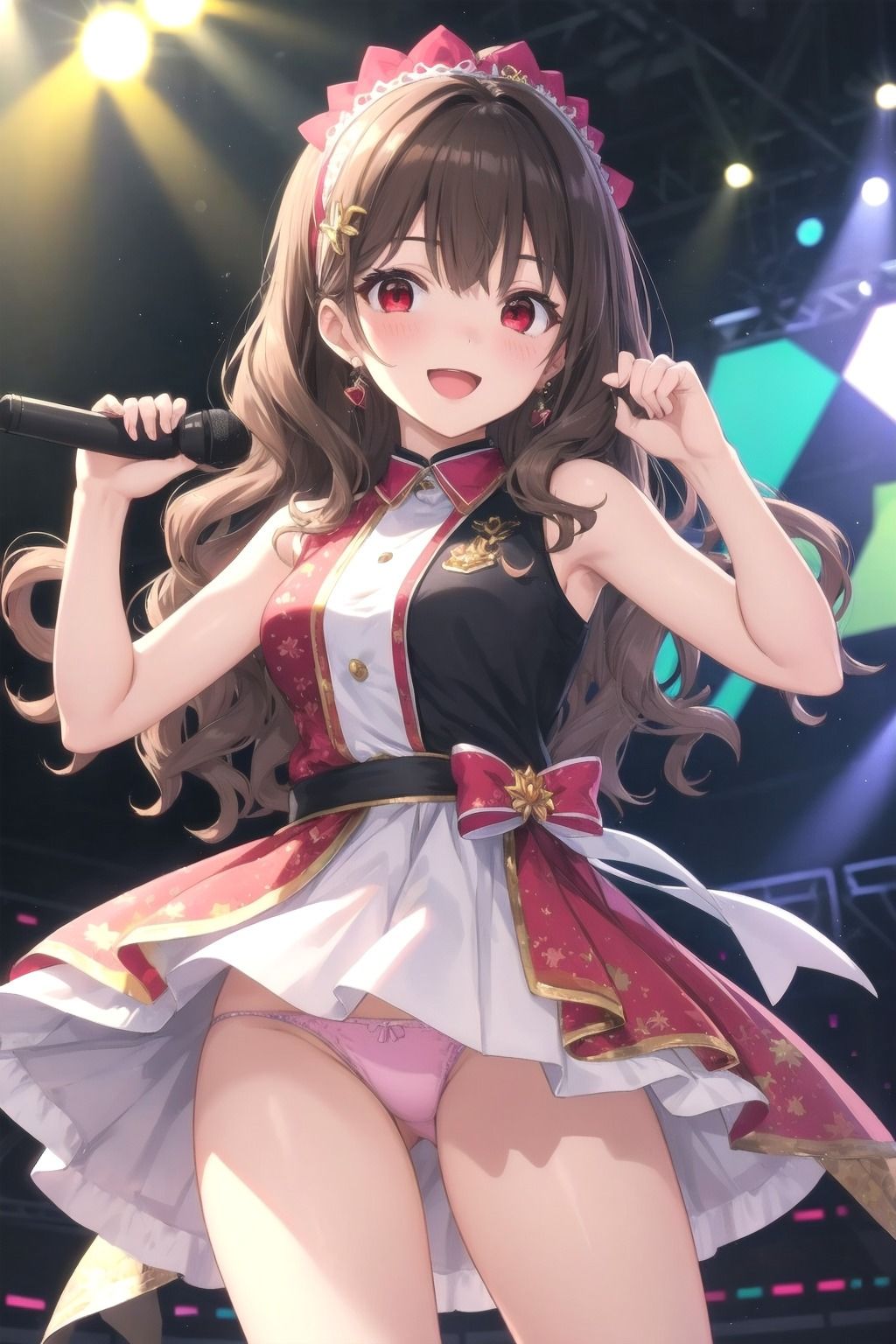 サンプル画像1:パンチラアイドル！(ぱんつ工房) [d_413367]