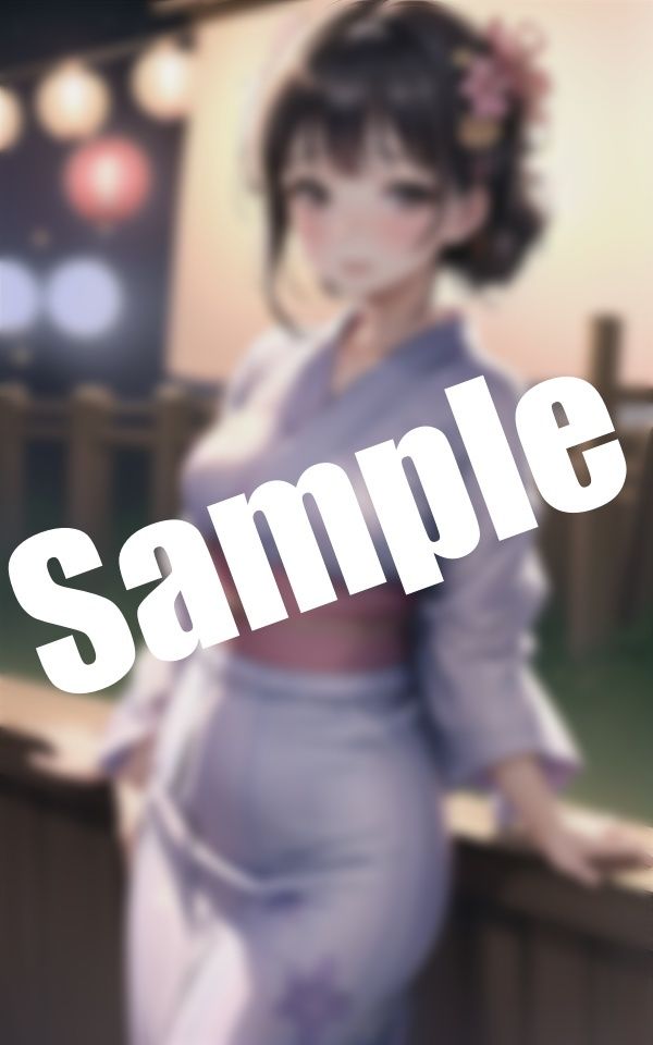 サンプル画像2:Gカップ美少女と浴衣デート〜デートの後はおっぱいもみ放題！(妄想パラダイス) [d_413383]