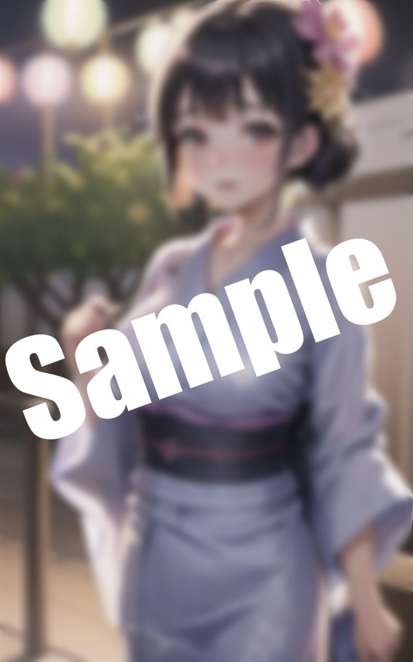 サンプル画像4:Gカップ美少女と浴衣デート〜デートの後はおっぱいもみ放題！(妄想パラダイス) [d_413383]