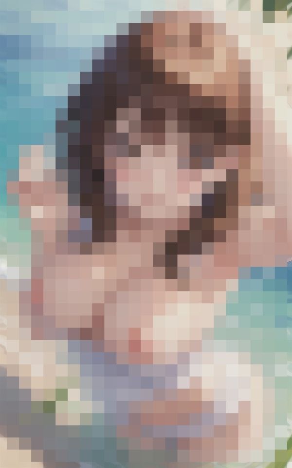 サンプル画像3:夏の海の超乳美女(SKYスター) [d_413446]