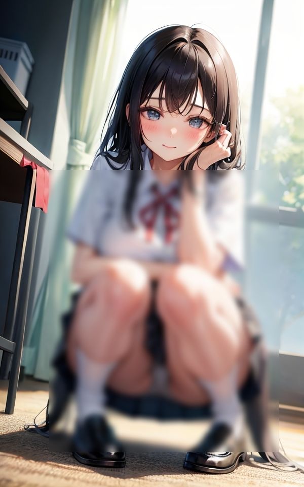 サンプル画像2:私のパンツ見たこと内緒だからね(はごろも) [d_413481]