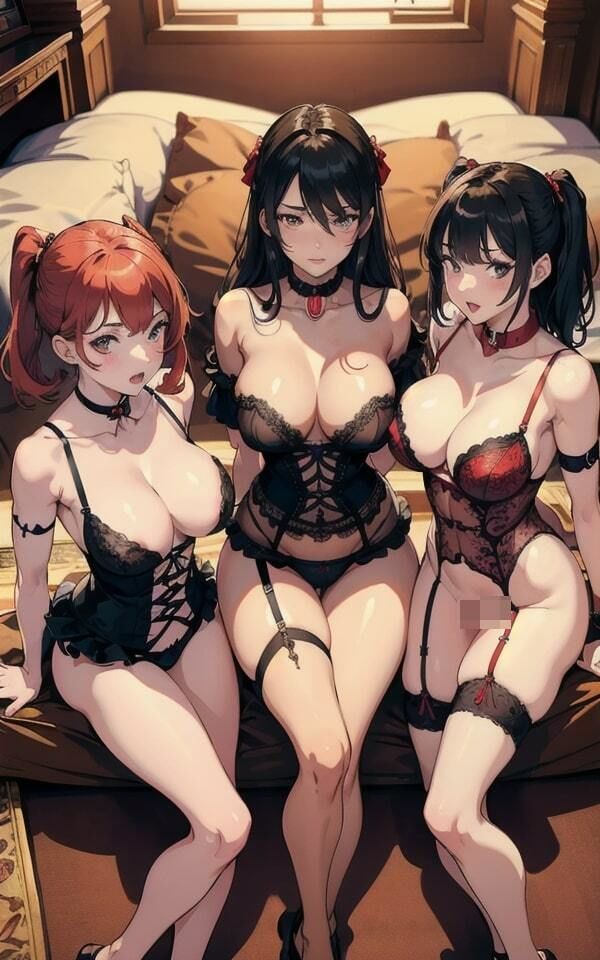 サンプル画像1:ランジェリー美女 乱交撮影会 101P収録(妄想世界) [d_413493]