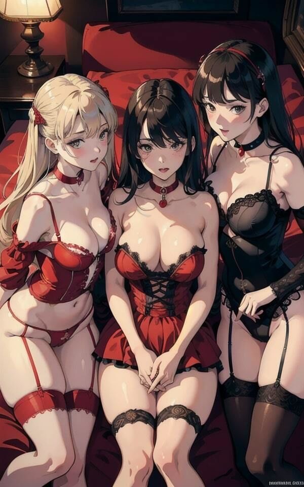 サンプル画像4:ランジェリー美女 乱交撮影会 101P収録(妄想世界) [d_413493]