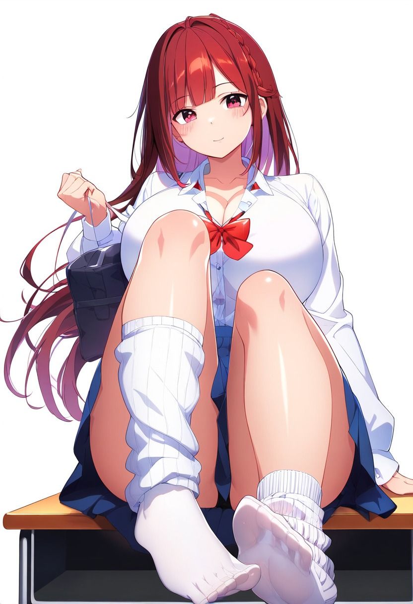 サンプル画像3:ニーソックスJK(AI美女のぬくもり) [d_413512]