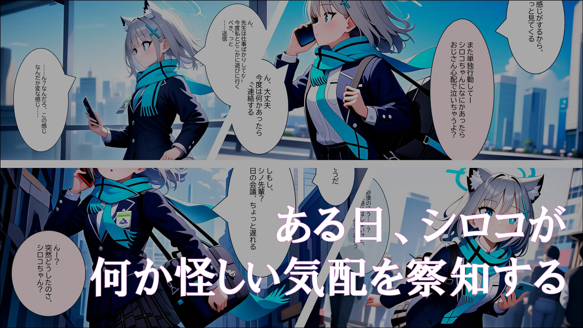 サンプル画像1:日常が『先生』に浸食された日 シロコ編(ほしあかりワークス) [d_413539]