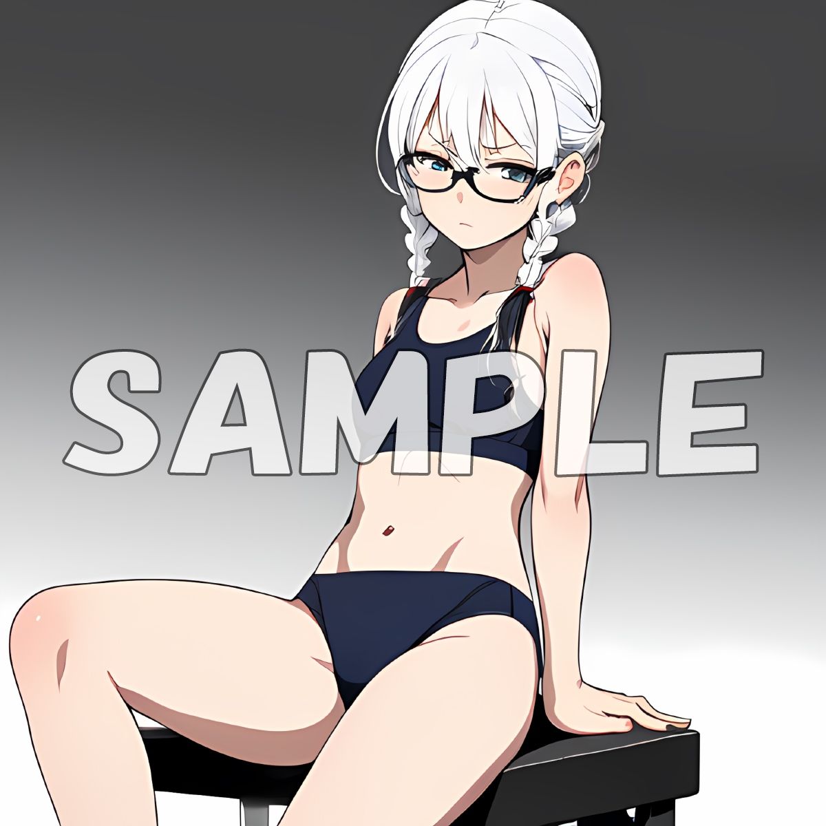 サンプル画像1:きまぐれ眼鏡ッ娘おぱんつ02(牡丹桜) [d_413579]