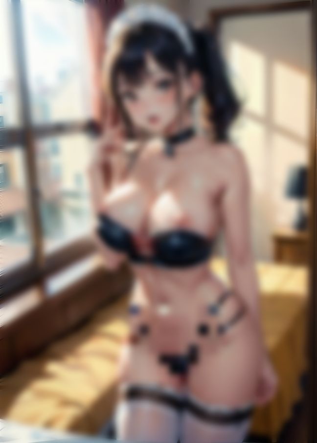 サンプル画像4:コスプレ変態メイド’無理やりコスプレさせたら、その気に！’(midnightstar) [d_413611]